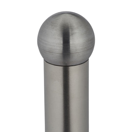 Holder for household paper in stainless steel