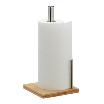 Holder for kitchen roll with roll stop
