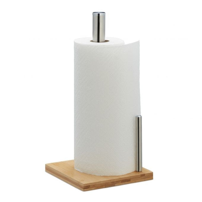 Holder for kitchen roll with roll stop