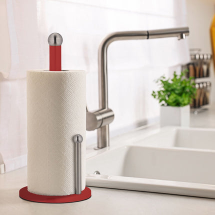 Holder for kitchen roll with roll stop