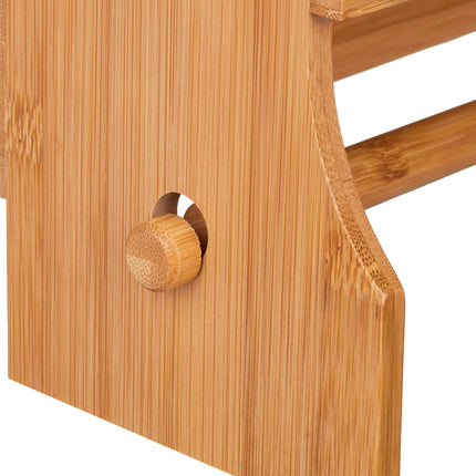 Holder for wall rolls made of bamboo