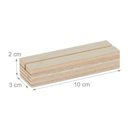 Holders for placement cards in wood - 36 pcs