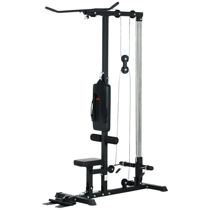 Home gym, rowing machines, without weights, fitness equipment for the home, steel, synthetic leather, black
