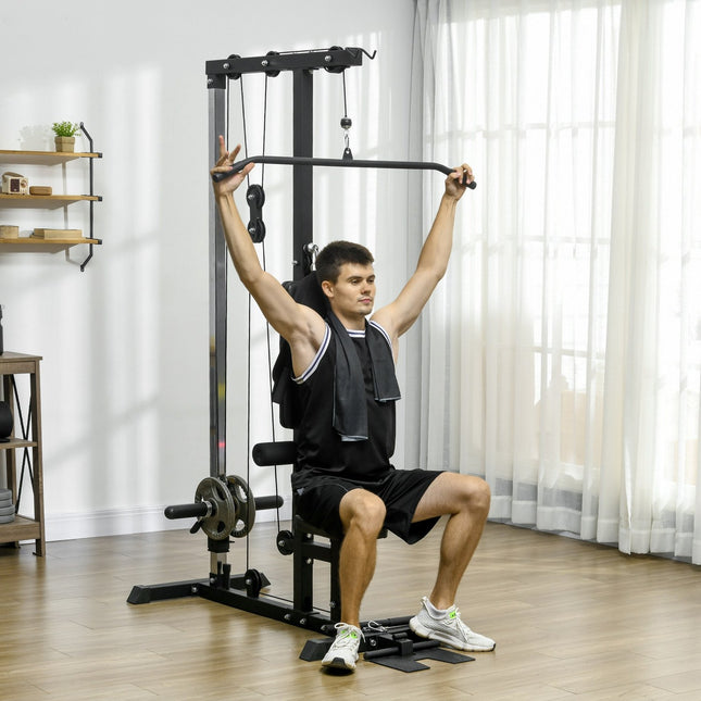 Siłownia domowa, wioślarze, bez ciężarków, sprzęt fitness do domu, stal, skóra syntetyczna, czarny