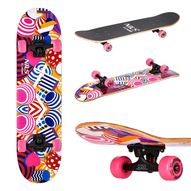 Hoop Skateboard, Wytrzymała deska, Nils Extreme