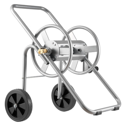 Hose Reel Cart, 175 Ft 5/8 In Hose, Wheeled Steel