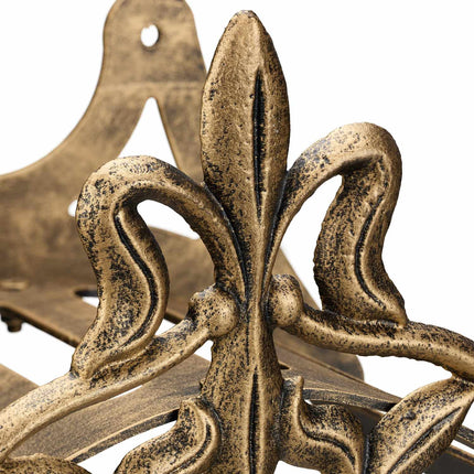 Hose holder in antique cast iron