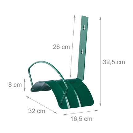 Hose holder wall