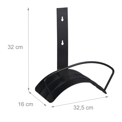 Hose holder wall black