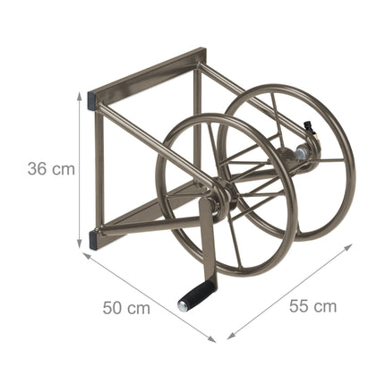Hose reel for wall mounting