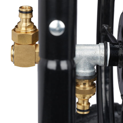 Hose trolley Metal Black