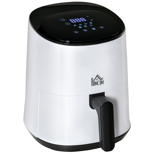Air Fryer 2.5L, 1300W, non-stick basket, white/black