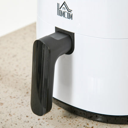 Air Fryer 2.5L, 1300W, non-stick basket, white/black