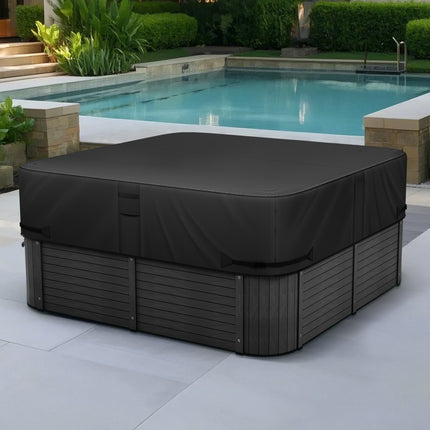 Hot Tub Cover 85x85x20 in, Waterproof 600D Oxford