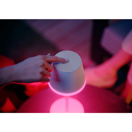 Hue Go Portable table lamp White/Sage green