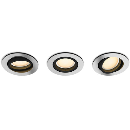 Hue Milliskin spot White Ambiance Round Alu