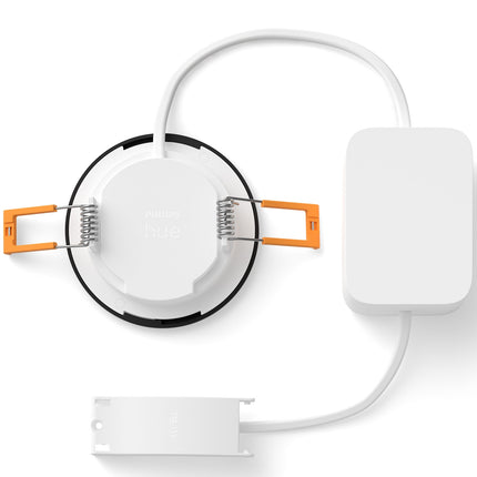 Hue Slim Downlight S 90mm White and Color Ambiance Black 1-pack