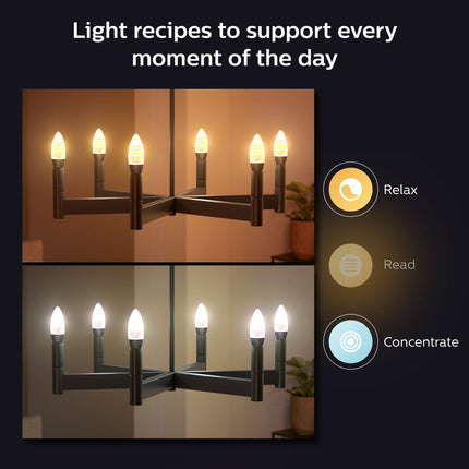 Hue White Ambiance Filament E14 Krone 350 lm 1-pack