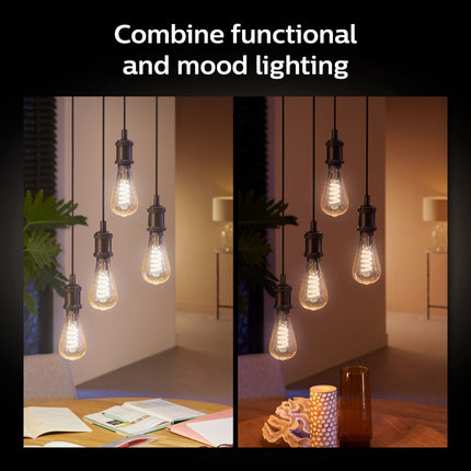 Hue White Ambiance Filament E27 ST72 Edison