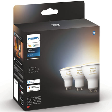Hue White Ambiance GU10 3-pack