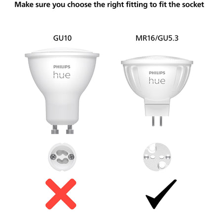 Hue White Ambiance GU5.3 MR16 12V 400lm 1-pack