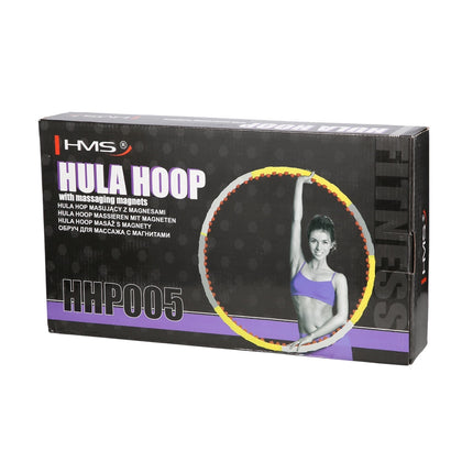 Hula Hoop 85cm, Grey-Yellow Fitness Ring