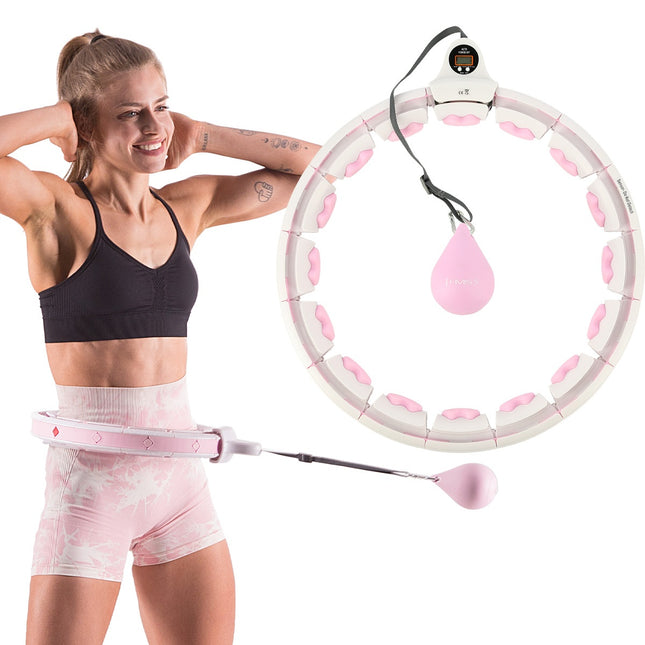 Hula Hoop with Gravity Ball & Counter, Plus Size Waist Support