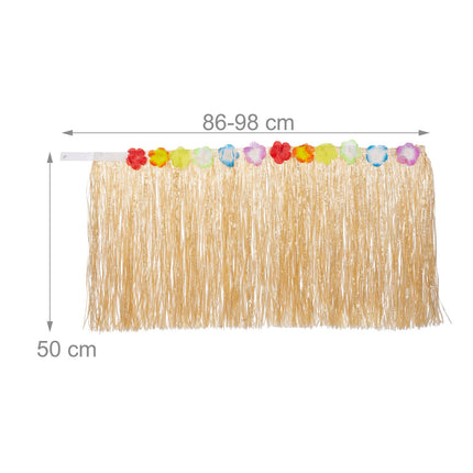 Hula skirt set of 3