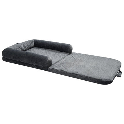 Human Dog Bed, Orthopedic Memory Foam, 70x37 In