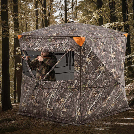 Hunting Blind Tent, 4-5 Person 360 See-Through, Bag