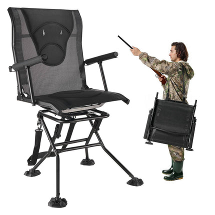 Hunting Chair – 360 Silent Swivel, Foldable, 136 kg