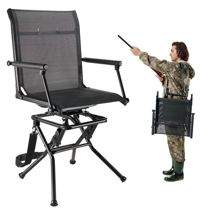 Hunting Chair, 360 Silent Swivel, Foldable, 136 kg