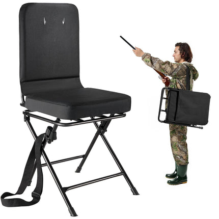 Hunting Chair, 360 Silent Swivel, Foldable, 136 kg