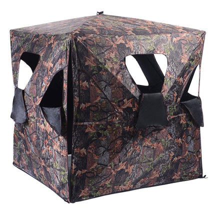 Hunting tent with 360° vision & carrying bag. Hunting shelter ground tent for 2 people