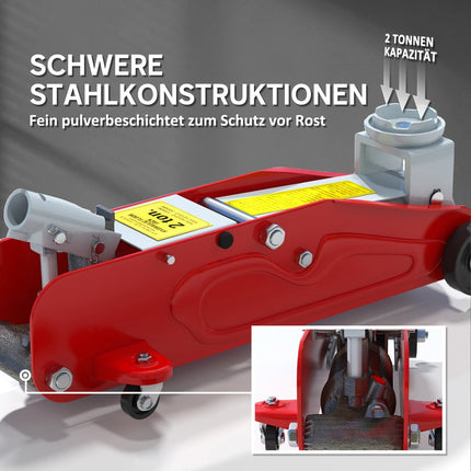 Hydraulic Car Jack, 2 Ton, 120-300mm Lift Range