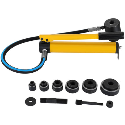 Hydraulic Knockout Punch Kit, 10 Ton, 6 Dies 22–60 mm