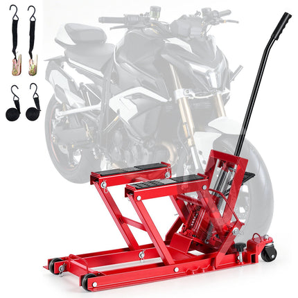 Hydraulic Motorcycle Lift Jack, 680 kg, 115–385 mm