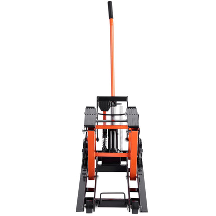 Hydraulic Motorcycle Lift Jack Stand, 1500 lb, Casters