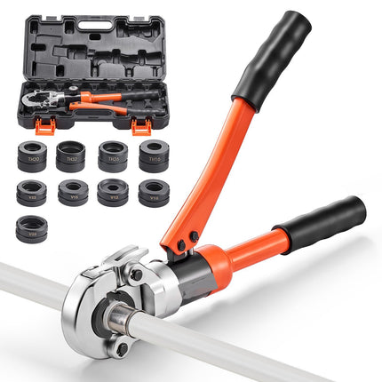 Hydraulic Pipe Crimping Tool, 9 Jaws For PEX Stainless Steel