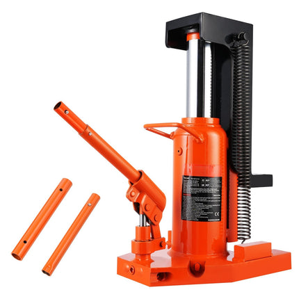 Hydraulic Toe Jack, 10 Ton Top, 5 Ton Low-Profile