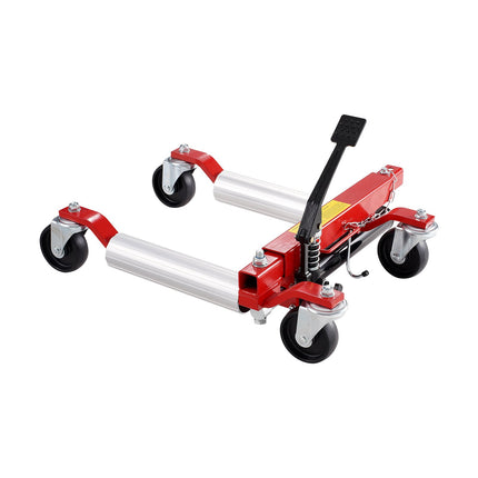 Hydraulic Wheel Dolly, 1500 lb Capacity, 360° Swivel Casters