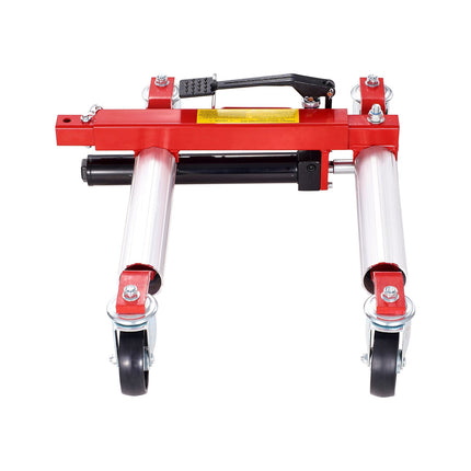 Hydraulic Wheel Dolly, 1500 lb Capacity, 360° Swivel Casters