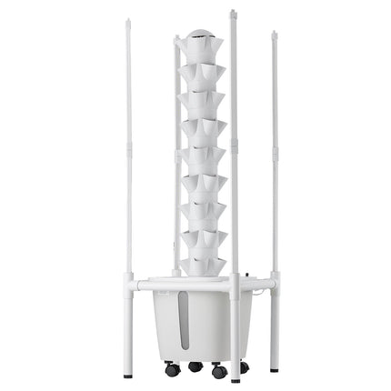 Hydroponic Tower Garden, 9-Tier 45-Pod, LED App Control