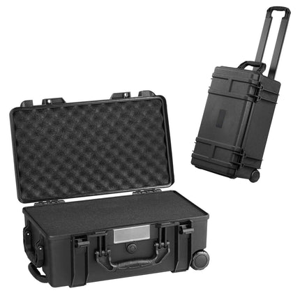 IP67 Waterproof Hard Case With Wheels, Foam, 55x34x24cm