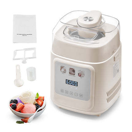 Ice Cream Maker With Built-In Compressor, 1L, 4 Modes