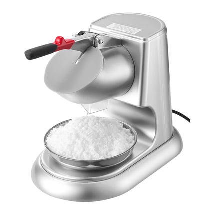 Ice Crusher Machine, 300W 100kg/H, 4-Blade Stainless Steel