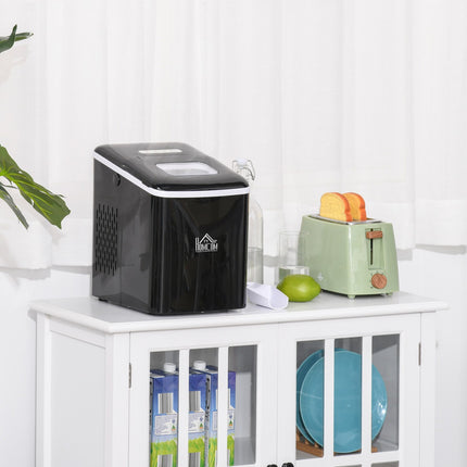 Ice machine 12Kg/24H with LED screen and self-cleaning