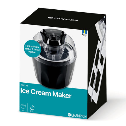 Ice cream maker 1.5L GM210 Black