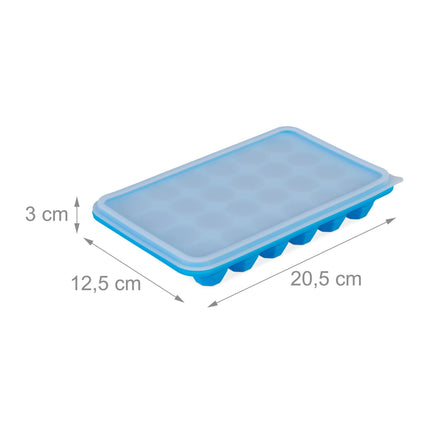 Ice cube molds set with 3 diamonds