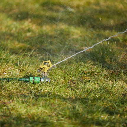 Impulse sprinkler set of 3 with ground spike